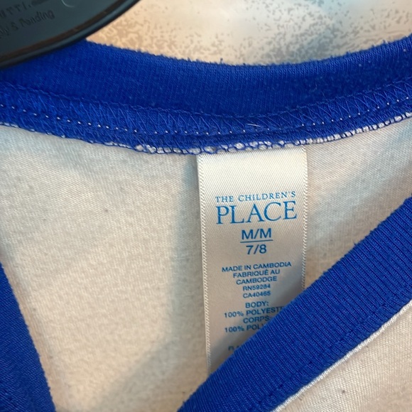 Boys Children’s place tank and shorts Pj set M (7/8) - Picture 3 of 4